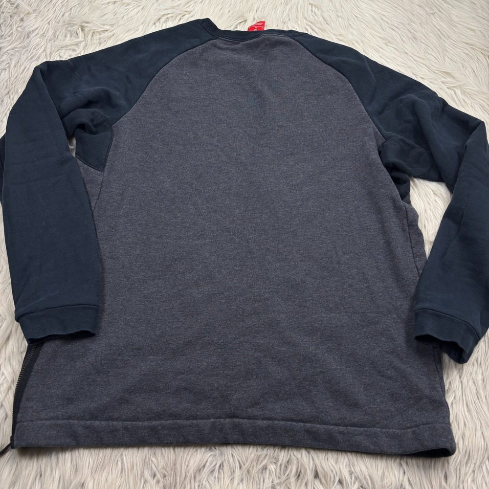 NBA Nike Women's M Portland Trail Blazers Sweatshirt Zip Hem Gray Black - Picture 7 of 7